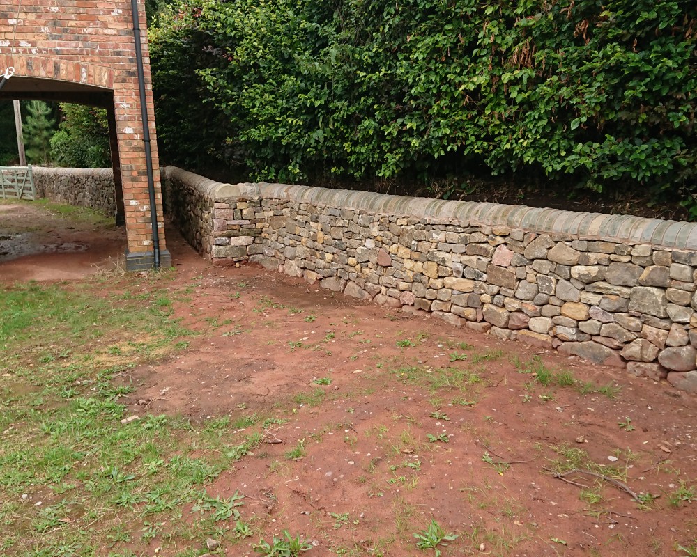 Garden Retaining Wall