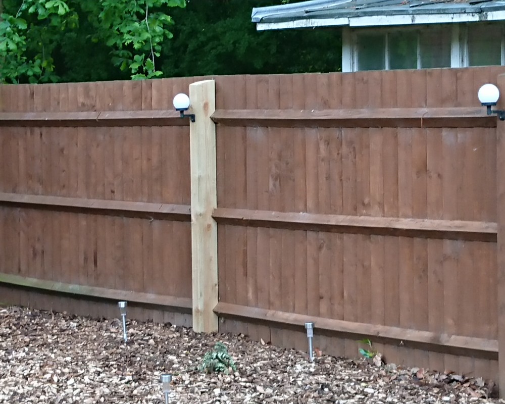 Fence Post Repair
